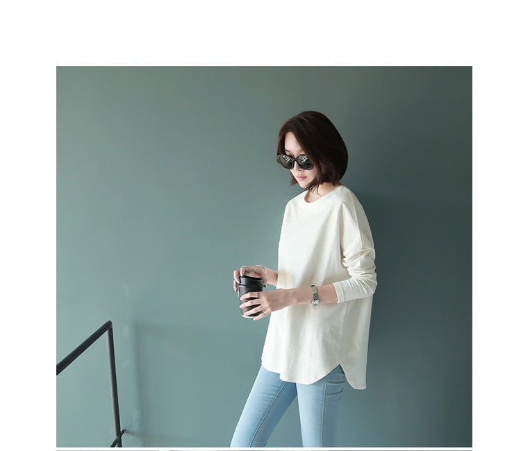 レディース tシャツ レディース tシャツ トップス 裏起毛tシャツ 裏起毛 無地Tシャツ シンプル あったか 白 長袖 大きサイズ 黒 秋 春 送料無料 冬
