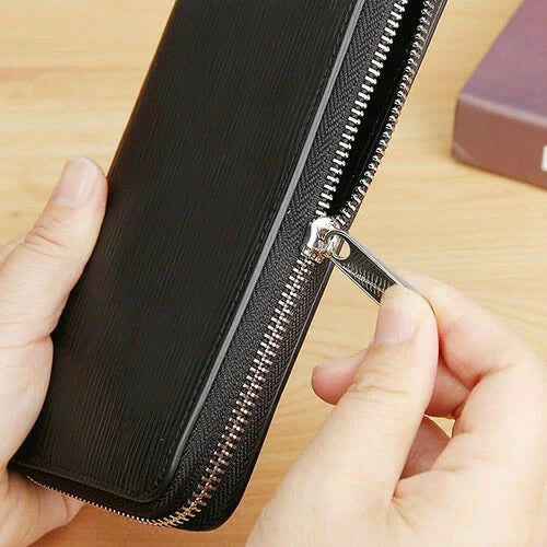 財布 長財布 レディース メンズ 牛革 レザー 無地 大容量 多機能 小銭入れ ロングウォレット カード入れ 通帳 ラウンドファスナー 高級感 彼女 彼氏 母の日 父の日 敬老の日 ギフト プレゼント 7色